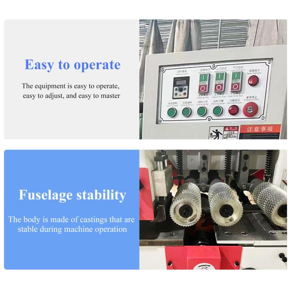 Woodworking Process Simplified with Easy to Operate Wood Mop Handle Rolling Machine