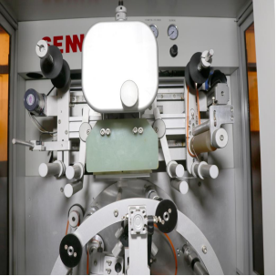 8 Work Station Auto Hot Stamping Machine Printing For Eyebrow Pencil Syringe Up To 45pcs/Min