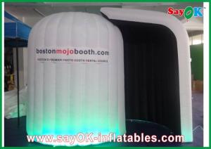 China Party Photo Booth Oxford Cloth Inflatable Photo Booth , Logo Printed Rounded Photo Tent on sale