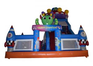 Wholesale Big Inflatable Space Station Fun City , Inflatable Space Site Amusement Park Jumping House from china suppliers