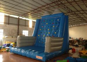 Wholesale Kindergarten School Inflatable Rock Climbing Wall Double Stitching 5 X 5 X 6m from china suppliers