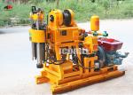 200m Portable Water Well Drilling Rig Hydraulic Vertical Spline For Coring