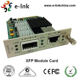 Wholesale XFP To UTP Fiber Ethernet Media Converter , Multimode Fiber To Ethernet Converter from china suppliers