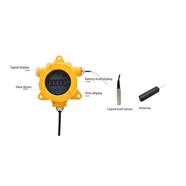 Explosion Proof Submersible Level Sensor Transducer 4G Wireless