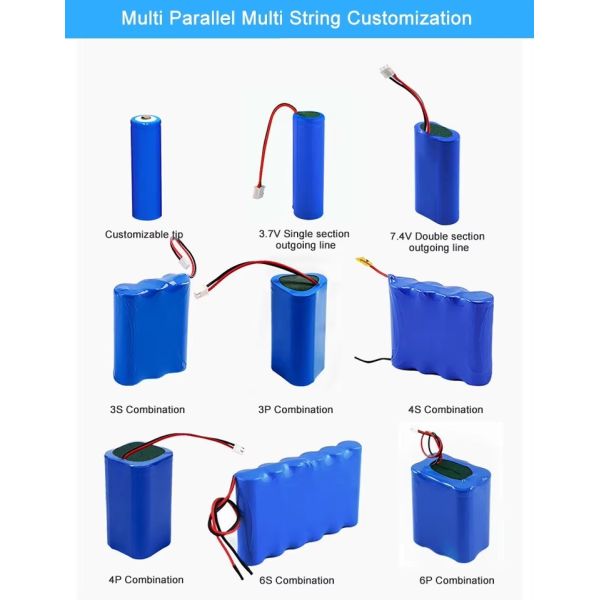 Practical Custom Lithium Cell 2.5Ah-50Ah 4V-29V, Custom Design Compatible With Most Digital Equipment
