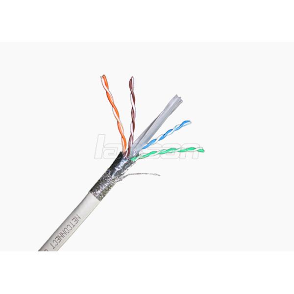 High Frequency Cat 6 Network Cable Pure Copper Fluke 350Mzh SFTP