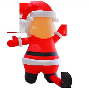 Wholesale 3ML Festival hot sale red inflatable Santa Claus 3d model from china suppliers