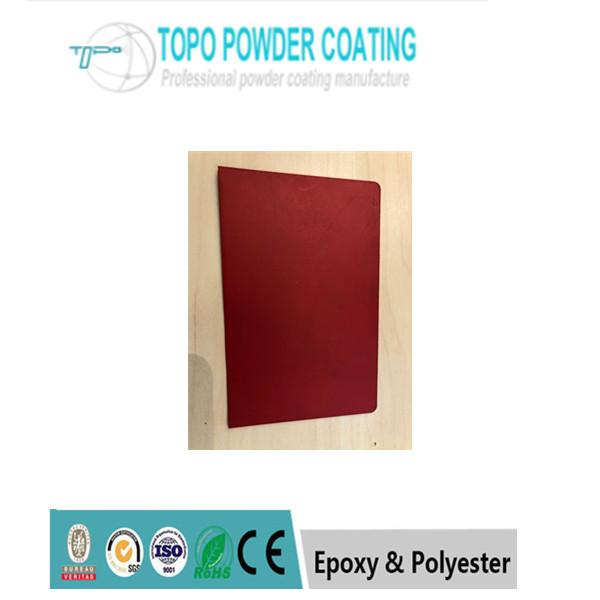 Quality Low Glossy Red Color Electrostatic Epoxy Polyester Powder Coating RAL3011 for sale