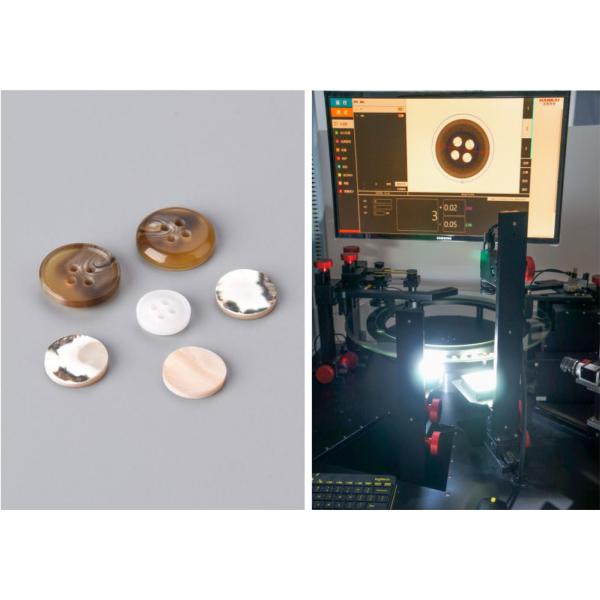 High-Throughput Optical Sorting Machine Capable of 5000 pcs/min for Mixed Button Inspection