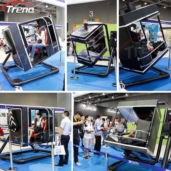 Interactive Flight Simulator Virtual Reality Experience / VR Movie Theater Equipment