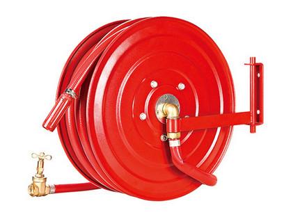 Quality Swivelling Fire Extinguisher Hose Reels , Fire Fighting Equipment For Garden for sale