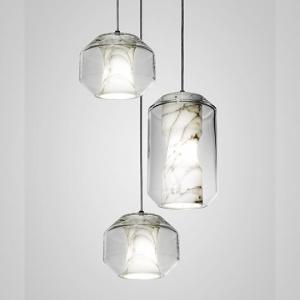 Wholesale Hand Blown Glass Pendant Lights Art Deco E27 Lamp Holder For Kitchen from china suppliers