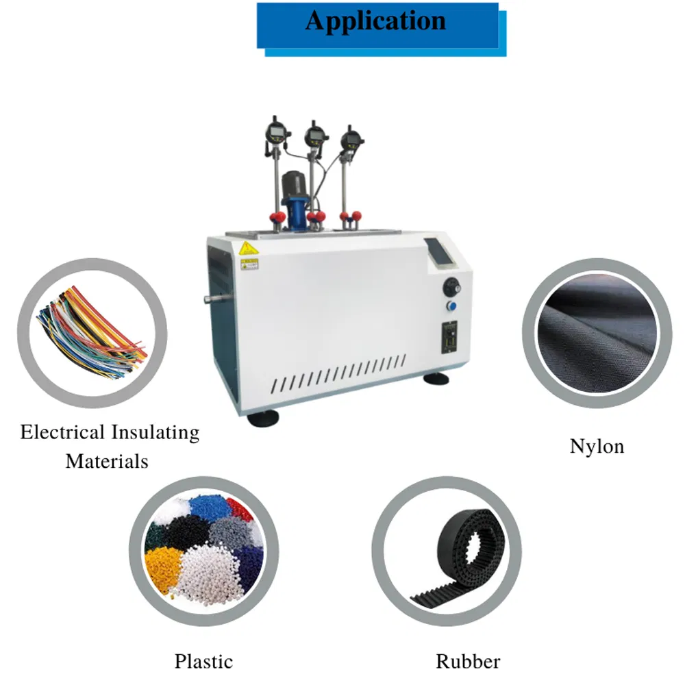 Thermoplastic Testing Equipment Vicat Testing Machine Softening Point Temperature Testers
