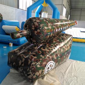 Wholesale 0.9mm Inflatable Paintball Bunker Inflatable Cannon from china suppliers
