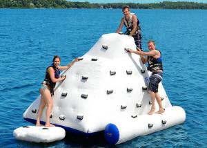 Wholesale Giant Iceberg Floating Climbing Wall , Water Park Inflatable Climbing Iceberg Mountain from china suppliers