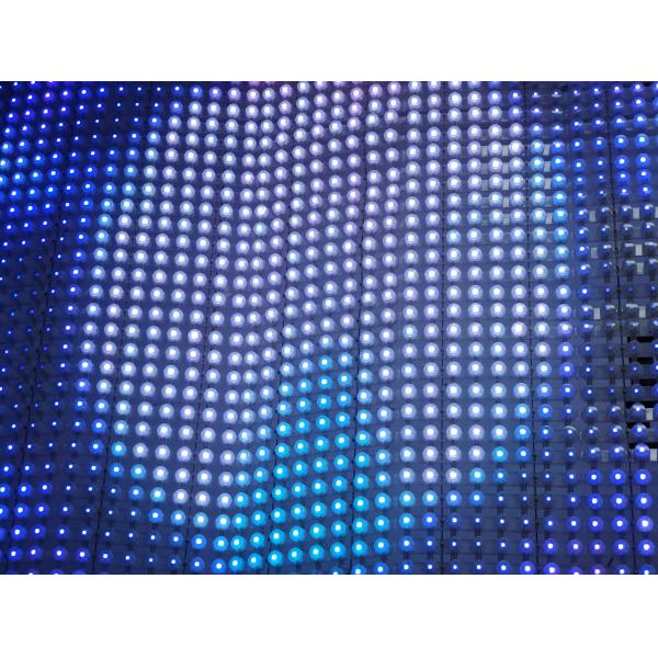 Adjustable Brightness LED Grid Screen with DMX512 Control and Customizable SMD3535 LED Point Light