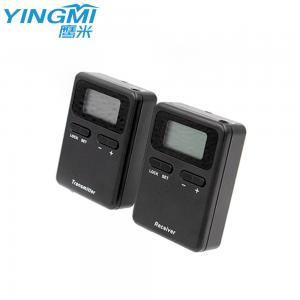 Wholesale Long Distance Audio Tour Guide Equipment Translation Devices Black Color from china suppliers