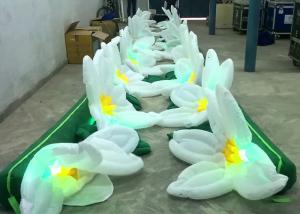 Wholesale Giant Flower Inflatable Advertising Products With LED , Inflatable Flower Chain Decoration from china suppliers