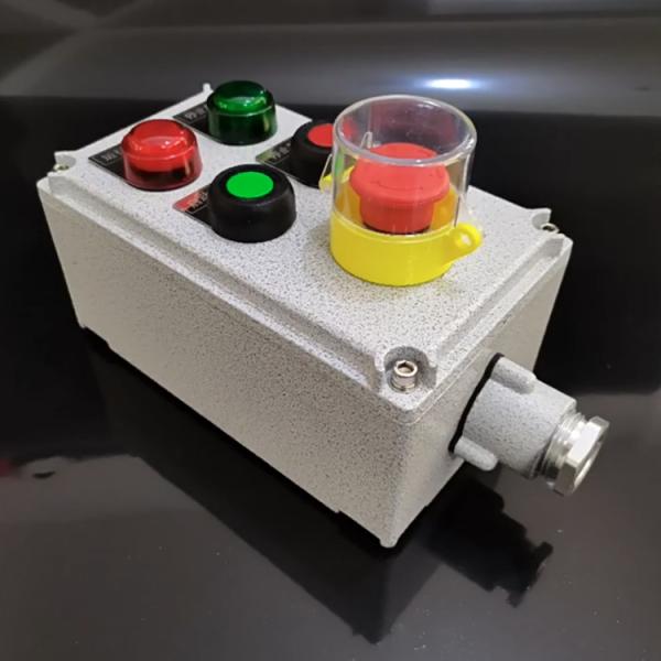 220v 380v Atex Approved Round Explosion Proof Control Push Button Explosion Proof Operation Column