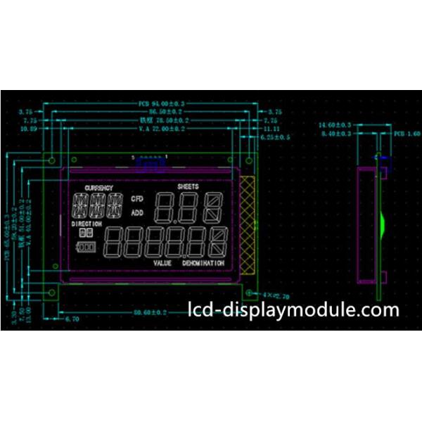 Standard COG 320 * 240 STN LCD Panel Screen With PCB Board For Equipment