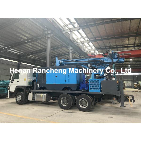 450m Depth Hydraulic Water Well Drilling Rig Truck 266HP Load Vehicle Engine