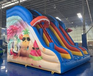 Wholesale 0.55mm PVC Commercial Inflatable Water Slides Renting Inflatable Slides from china suppliers
