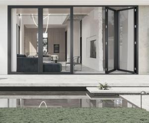 Wholesale Corrosion Resistant Aluminum Folding Door Thermal Break Slimline Aluminium Bifold Doors from china suppliers
