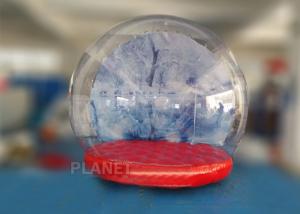 China 0.5mm PVC Trapaulin Outdoor Inflatable Snow Globe For Amusement Park on sale