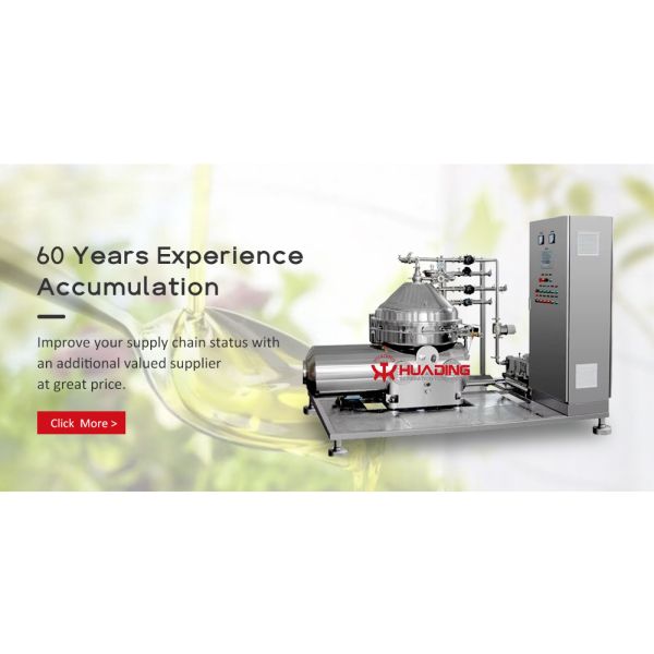 Self Cleaning Disc Stack Separator Automatic Disc Bowl Centrifuge For Juice