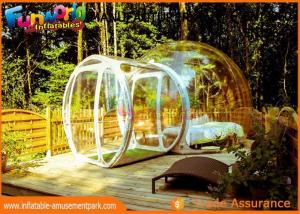 Wholesale Transparent Igloo Dome Tent / 0.6mm PVC Tarpaulin Inflatable Bubble Tent from china suppliers