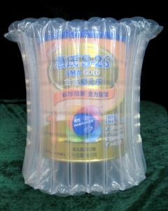China Transparent air column bag air cargo bag for packing milk on sale