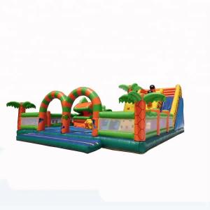 China OEM Outdoor Inflatable Playground For Kids Climb And Slide Combo Playland Giant Bouncy Castles on sale