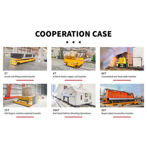 25 Ton High Temperature Proof With Hydraulic Dump Function Transfer Cart
