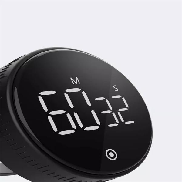 3 AAA Batteries 4.5V Round Mechanical Countdown Timer For Kitchen