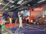 XR Arena VR Game with Interactive Gun Controllers