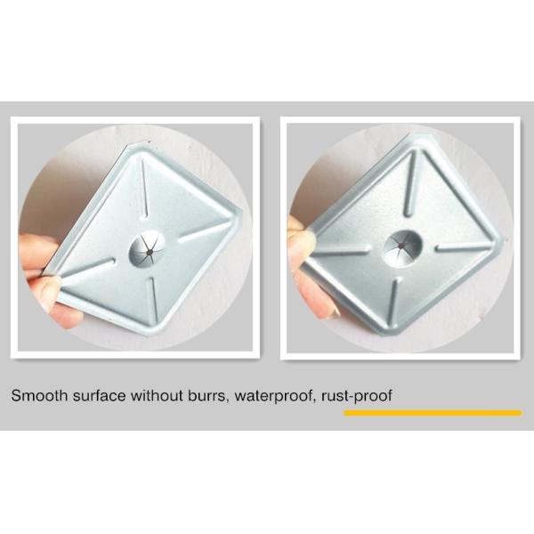40mmx40mm Square Speedfix Locking Washer For Fixing Insulation Anchors