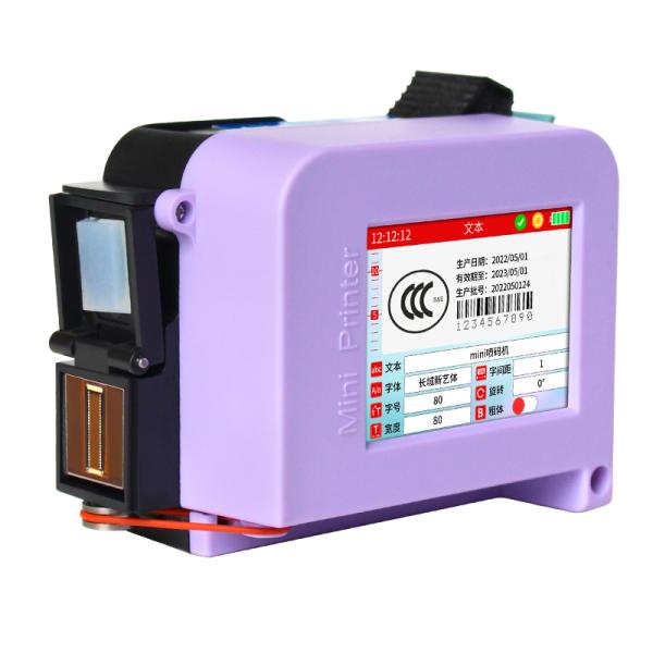 Mini Hand Held Cij Inkjet Printer for Plastic Wood Paper Glass Packing Code Printing
