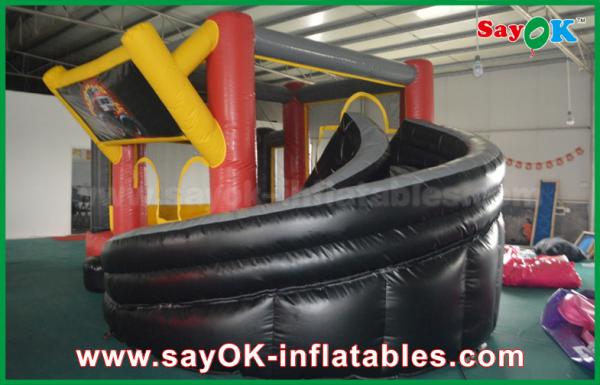 Cars Inflatable Slide 4 X 6m Or Customized Size Inflatable Bouncy Jumping Toy Castle Water Slide For Kids