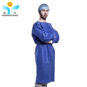 Wholesale SMS SSMMS Disposable Surgical Gown , YIHE Medical Protective Gown Sms Surgical Gown from china suppliers