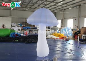 Wholesale Stage Inflatable Lighting Decoration , 2m Polyester Inflatable Mushroom With 16 Colors LED Lights Changing from china suppliers
