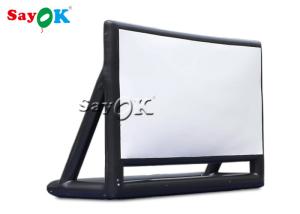 Wholesale Backyard Movie Screens 7x5mH Foldable Black Inflatable Screen Cinema For Stage Decoration from china suppliers