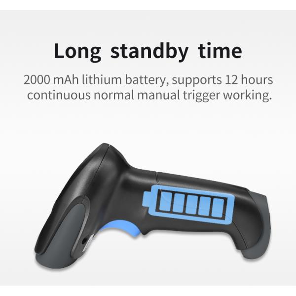 Handheld Portable 1D 2D Laser Barcode Scanner WiFi Wireless Data Collector Android Inventory Data Import/Export Stock