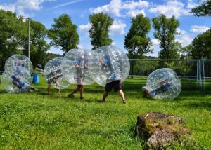 Wholesale Comercial 1.0M 1.8M TPU Human Hamster Bumper Ball Soccer Football , Loopy Zorb Ball from china suppliers