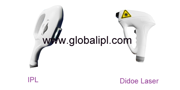 English Ipl Diode Laser Machine Ultra Quiet Water Pump 2 In 1