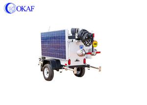 Wholesale Truck / Ground Mounted Mobile Security Camera Trailer 200w Pixel With 1 Year Warranty from china suppliers