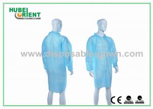 Wholesale non-toxic and non-irritating Disposable Lab Coat With Zip Closure And Shirt Collar for factory from china suppliers