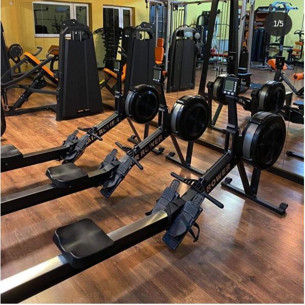 Gym Commercial Cardio Machine Indoor Folding Seated Air Rowing Machine
