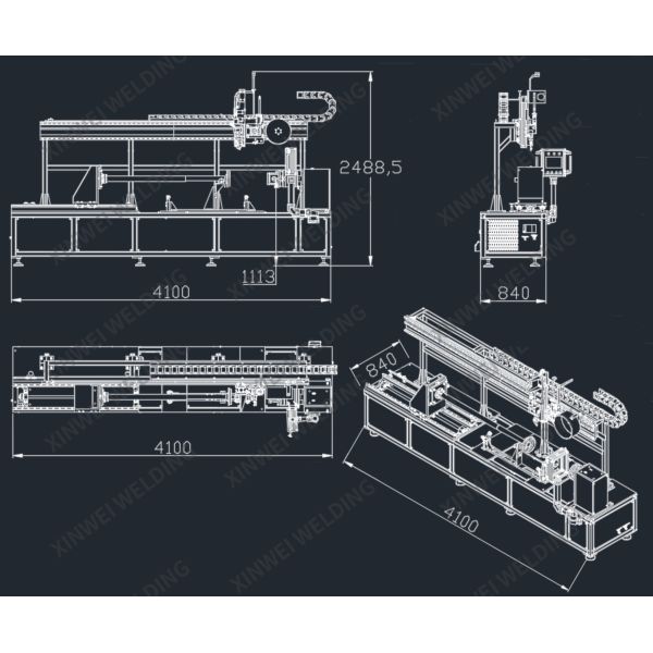 Round Pipe Roll Forming Fiber Optic Welder Lasers Welding Machine Prices For Tube