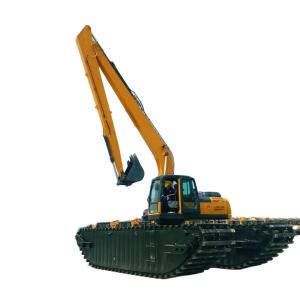 Wholesale Universal Amphibious Excavator Pontoon for Swamp Canal Digging from china suppliers
