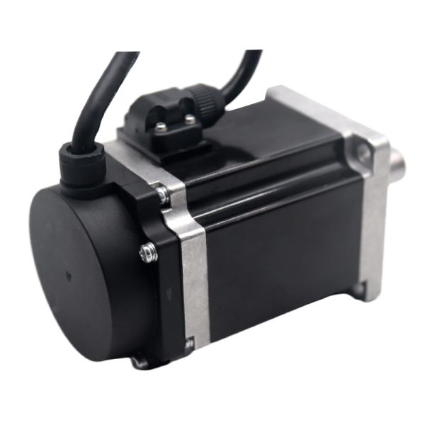 Low Noise 60mm DC Servo Motor 24V 200W with 1000-line Incremental Encoder for Sliding Turnstile Gate